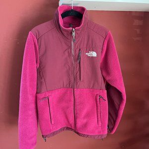 The North Face Denali Fleece Jacket Womens Size Small Cranberry
